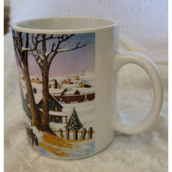 Aunt Loretta's H. Hargrove Dairy Farm Coffee Cup Mugs Set Of 2 H1C Porcelain EUC - Picture 8 of 10